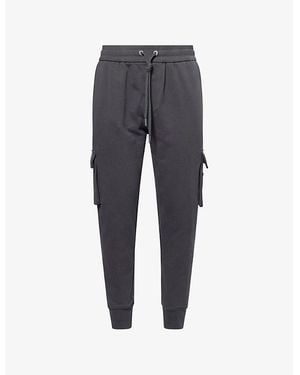 Moose Knuckles Hartsfield Tapered-Leg Cotton-Jersey Jogging Bottoms - Gray