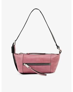 AllSaints Vega Mini Leather Shoulder Bag - Pink