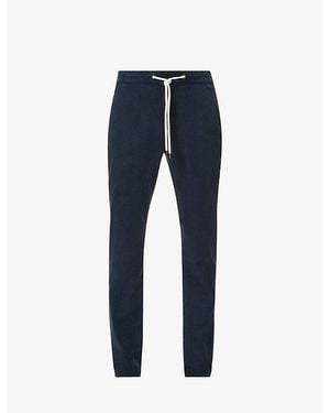 PAIGE Fraser Tapered-Leg Relaxed-Fit Stretch-Woven Jeans - Blue