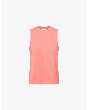 ME+EM Racerback Swing Cotton Tank Top - Pink
