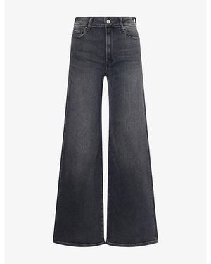 PAIGE Anessa 31In Wide-Leg Denim Jeans - Blue