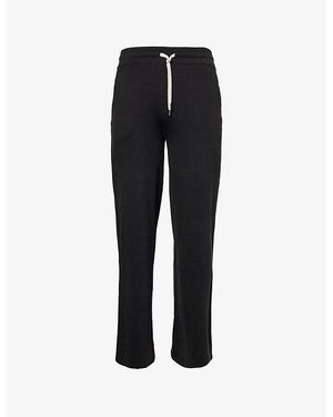 Vuori Halo Wide-Leg Stretch-Jersey Jogging Bottoms - Black