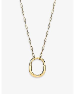 Tiffany & Co. Tiffany Lock Medium 18Ct- Pendant Necklace - Metallic