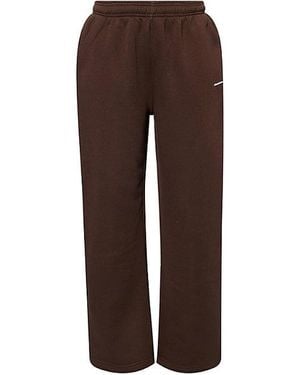 Sisters & Seekers Trademark Straight-Leg Cotton-Blend Jogging Bottoms - Brown