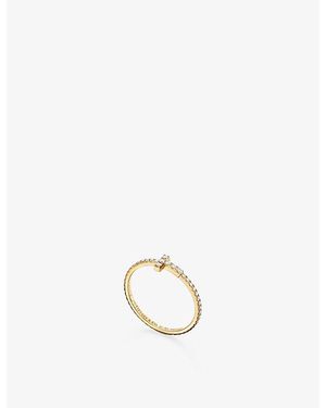 Tiffany & Co. Tiffany T 18Ct- 0.20Ct Brilliant-Cut Diamond Ring - Metallic