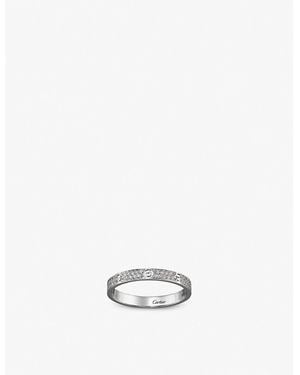 Cartier Love Small 18Ct- And 0.19Ct Brilliant-Cut Diamond Wedding Ring - White