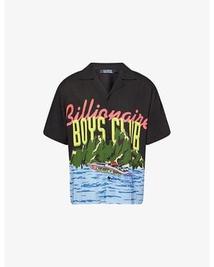 BBCICECREAM Horizon Camp-Collar Woven Shirt - Multicolour