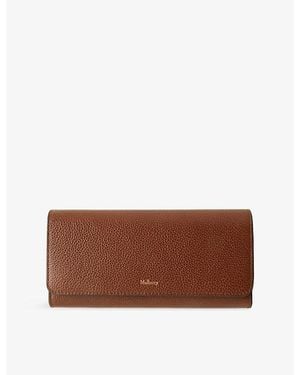 Mulberry Continental Leather Wallet - Brown