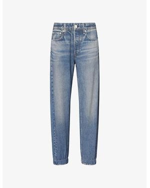 Rag & Bone Miramar Terry Regular-Fit Cotton Jogging Bottoms - Blue
