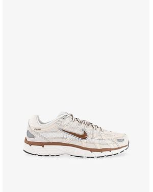 Nike P-6000 Woven Low-Top Trainers - White