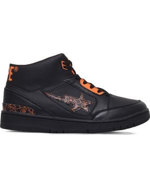 A Bathing Ape Bape Sta Cloud High-top Sneakers - Black