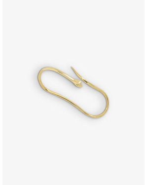 La Maison Du Couturier Miphologia Jewellery Snake Palm 18Ct-Plated Brass Cuff Bracelet - Metallic