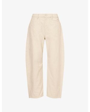 Rag & Bone Stevie Utility Barrel-Leg Cotton Pants - Natural