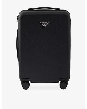 Prada Triangle-Logo Polycarbonate Trolley 56Cm - Black