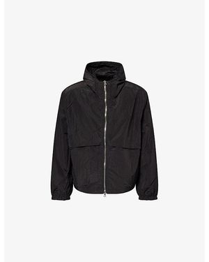 Summit Core Ripstop Hooded Woven Jacket - Black