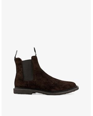 Common Projects Suede Chelsea Boots - Black