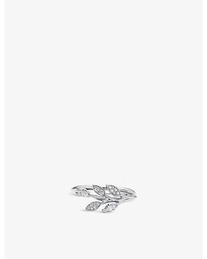 Tiffany & Co. Tiffany Victoria Vine Diamond And Ring - White