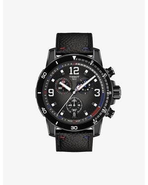 Tissot Supersport Nba Special Edition Pvd Coated Stainless-Steel Watch 45.5Mm - Black