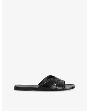 Zadig & Voltaire Azora Leather Mules - Black