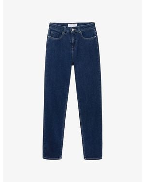 The White Company Brompton Slim-Leg Mid-Rise Stretch-Denim Jeans - Blue