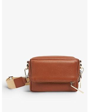 Whistles Bibi Leather Cross-Body Bag - Brown