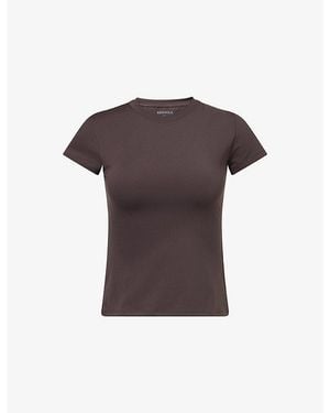 ADANOLA Ultimate Short Sleeve Jersey Top - Purple