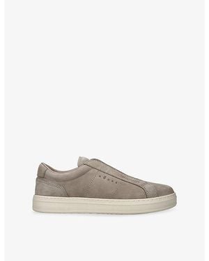 Hogan H668 Slip-On Suede Sneakers - Gray
