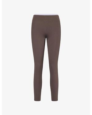 WE Are Tala Dayflex High-Rise Stretch Gym Leggings - Brown