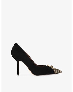 Kurt Geiger Zip Suede Courts - Black
