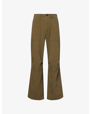 Jonathan Simkhai Slater Field Cotton Trousers - Green
