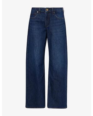 Rag & Bone Cam Straight-Leg Denim Jeans - Blue