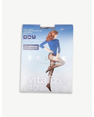 FALKE Vitalize 40-Denier Stretch-Woven Tights - Blue