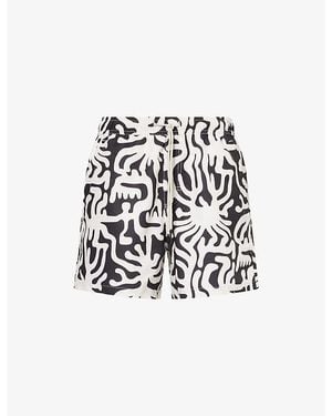 Oas Loefy Swim Shorts - White