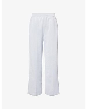 CFCL Milan Semi Wide-Leg Knitted Pants - White
