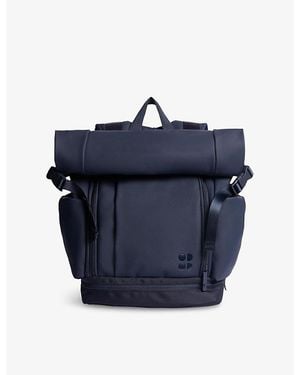 Sweaty Betty City Goer Branded Woven Backpack - Blue