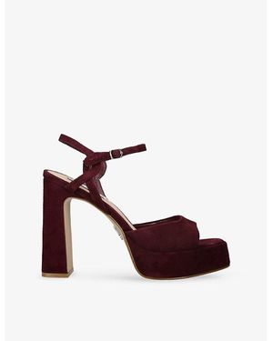 Steve Madden Miliana Heeled Suede Sandals - Multicolour