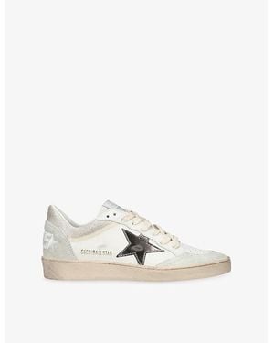 Golden Goose Ballstar 15786 Leather Low-Top Trainers - White
