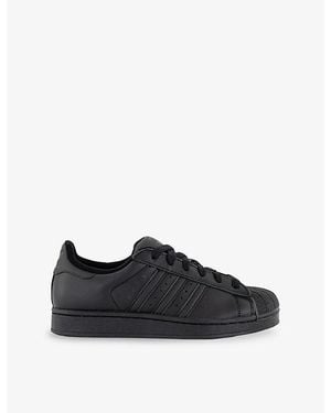 adidas Superstar Ii Leather Trainers - Black