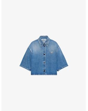Blue Prada Tops for Women | Lyst