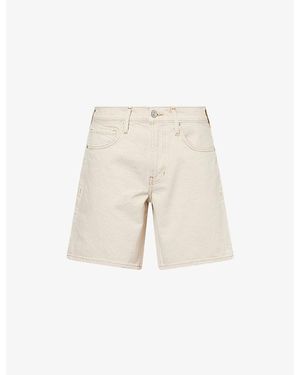 PAIGE Darnell Denim Shorts - Natural