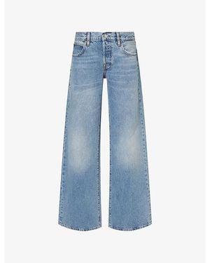 FRAME The Leo Cotton Denim Jeans - Blue