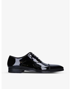 Magnanni Jadiel Patent-Leather Oxford Shoes - Black