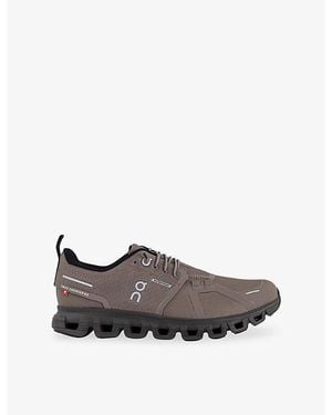 On Shoes Cloud 6 Waterproof Woven Trainers - Grey