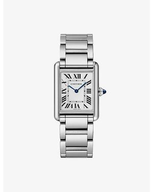 Cartier Tank Must Solarbeat Large Photovoltaic Watch 33.7Mm - White