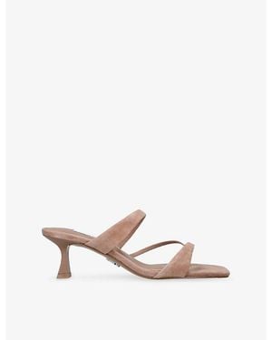 Steve Madden Ajay Heeled Suede Sandals - Multicolour