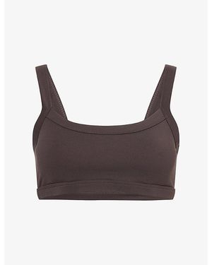 ADANOLA Ultimate Wide Binding Sports Bra - Brown