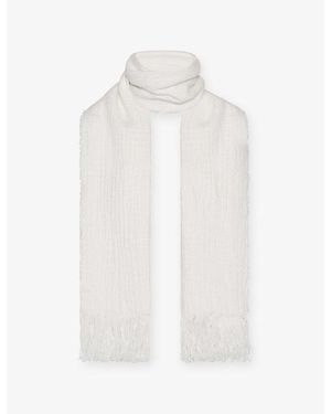 The Row Kastel Linen Scarf - White