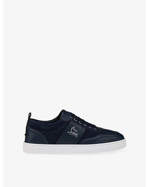 Christian Louboutin Retero Leather Trainers - Blue