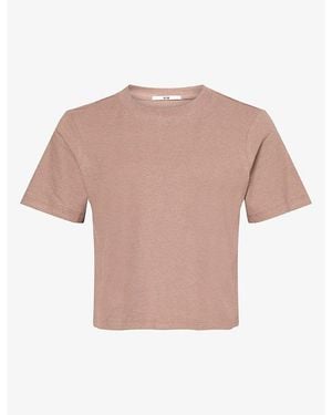 Neuw June Layer Cotton-Blend T-Shirt - Pink
