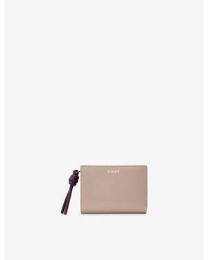Loewe Knot Compact Leather Wallet - Multicolour